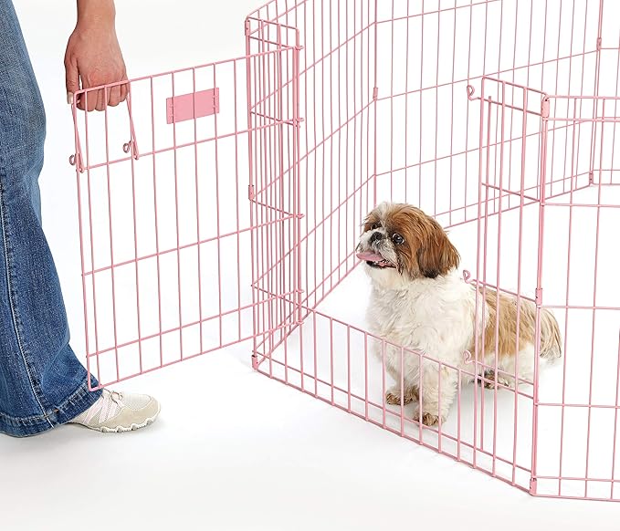 MidWest Homes for Pets 24-Inch Exercise Pen, for Indoor and Outdoor Use - Image 2