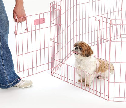 MidWest Homes for Pets 24-Inch Exercise Pen, for Indoor and Outdoor Use - Image 2