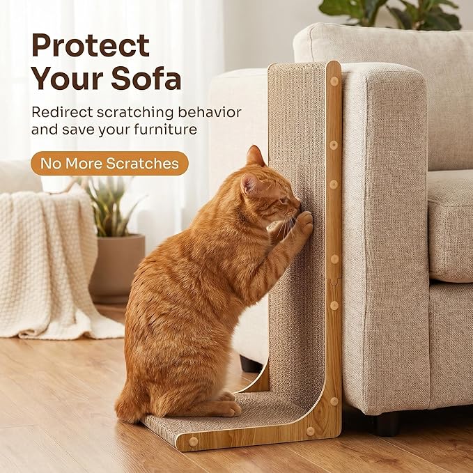 SMARTBEAN 3-Pack Cardboard Cat Scratcher - Image 2