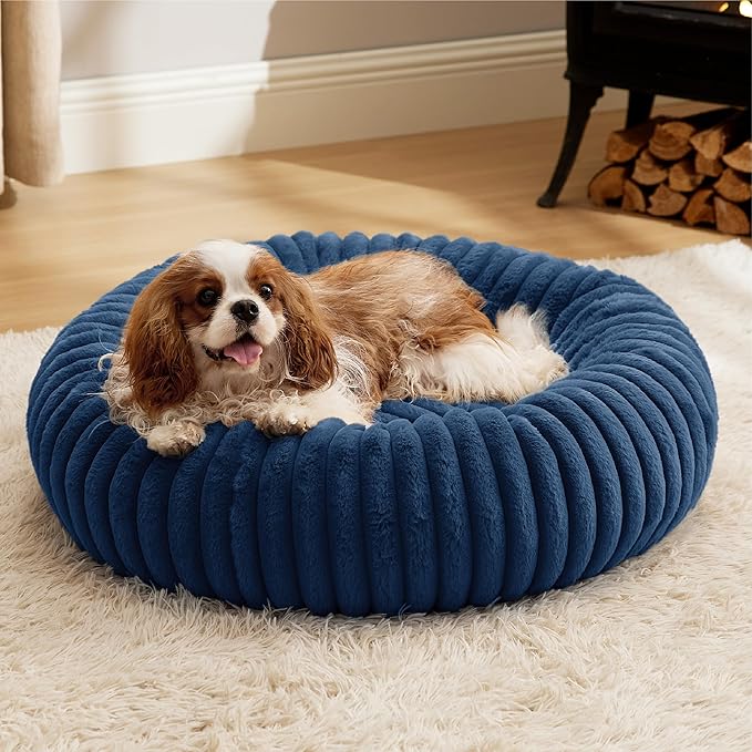 Bedsure ComfyFleece™ Donut Medium Dog Bed by Unknown