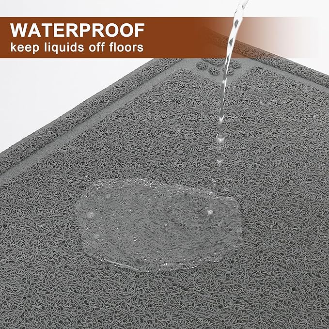 Prime Pets Dog Food Mat Waterproof, 35”x 24”, Pet Mat - Image 5