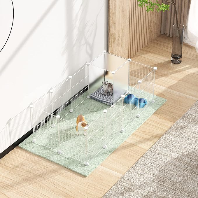 HOMIDEC Pet Playpen, Small Animals Cage DIY Wire Yard Fence - Image 2