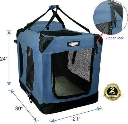 EliteField 3-Door Folding Soft Dog Crate - Image 2