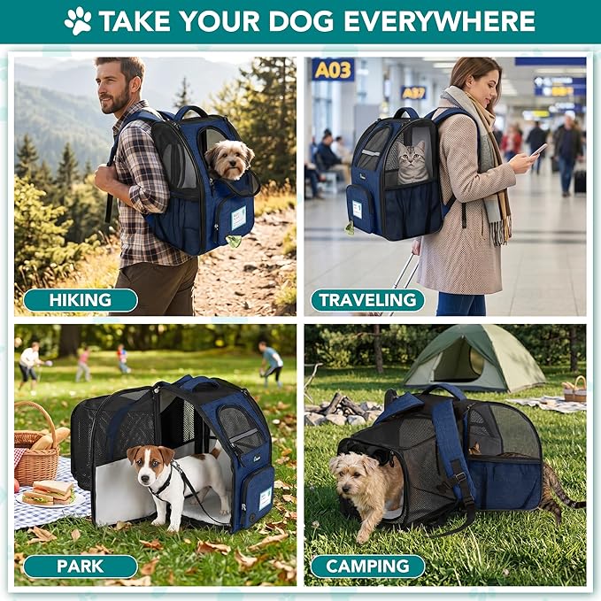 PetAmi Expandable Dog Backpack Carrier - Image 7