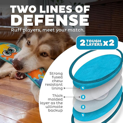 Outward Hound Tough Skinz Durable Squeaky Dog Toy - Image 2