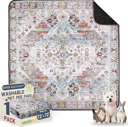 Washable Pee Pads for Dogs, Reusable Puppy Potty Training Pads, Ultra-Absorbent by Verdasun