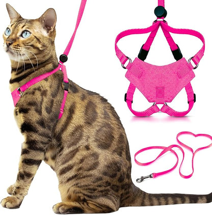 Houdini™ Escape Proof Cat Harness and Leash Set by OutdoorBengal – Tactical Vest by OutdoorBengal
