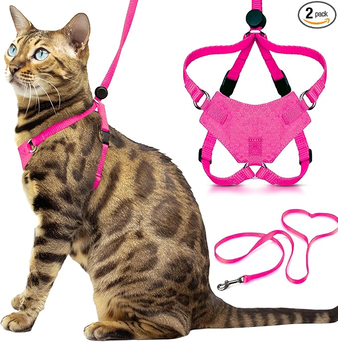 Houdini™ Escape Proof Cat Harness and Leash Set by OutdoorBengal – Tactical Vest by OutdoorBengal