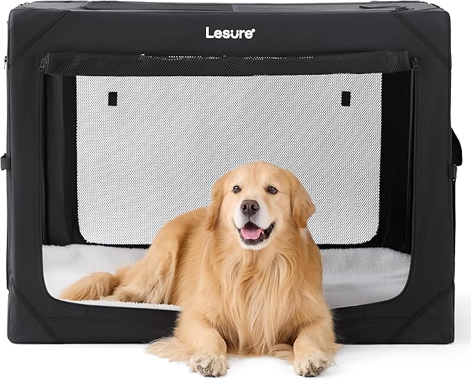 Lesure Collapsible Dog Crate by Lesure