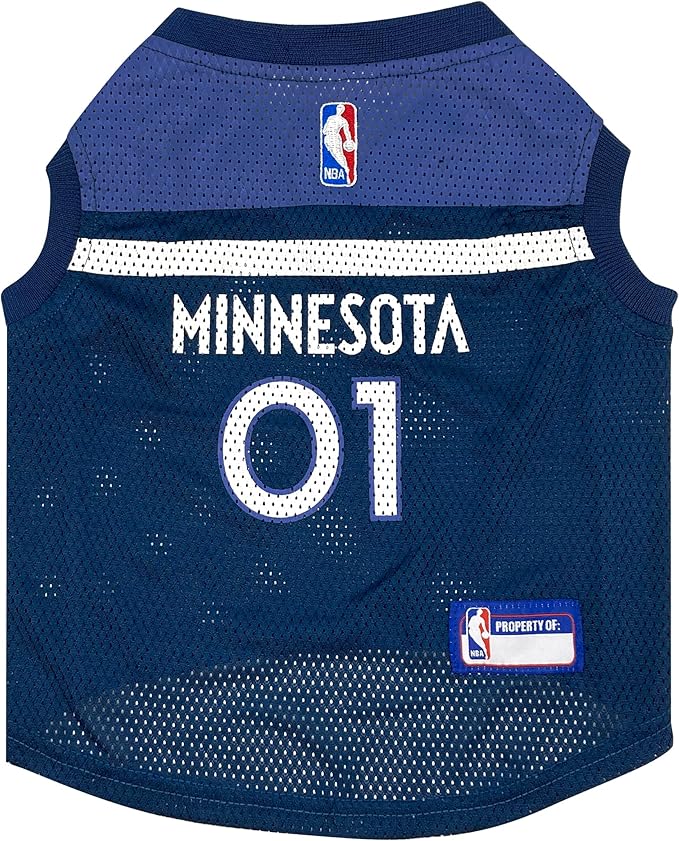Pets First NBA Minnesota Timberwolves Dog Jersey, Large by PETSFIRST