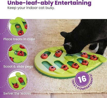Catstages Nina Ottosson Buggin’ Out Puzzle & Play Cat Puzzle Feeder – - Image 3