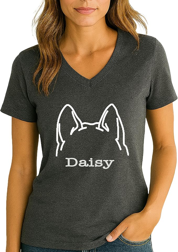 Custom Dog Mom Shirt Personalized Dog Ears Sweatshirt - Image 7