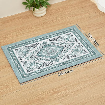 Unicorn Catcher Cat Litter Mat 24" x 15" Non-Slip Litter Box Mat Washable - Image 6