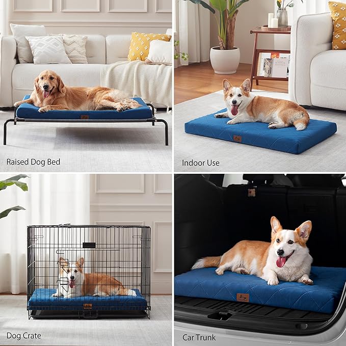 Orthopedic Dog Beds for Medium Dogs, Washable Pet Bed Mat - Image 7