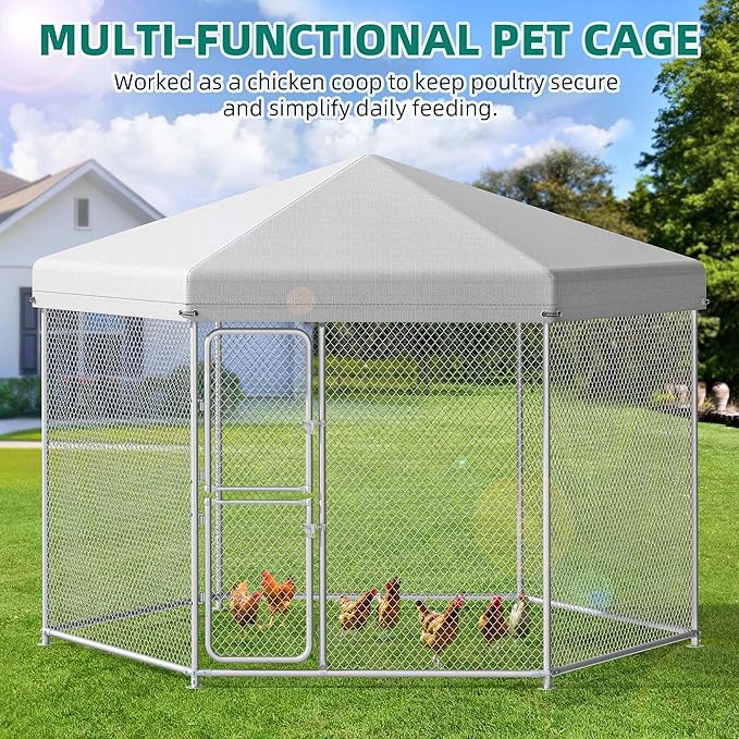 YITAHOME Large Outdoor Dog Kennel - Image 5