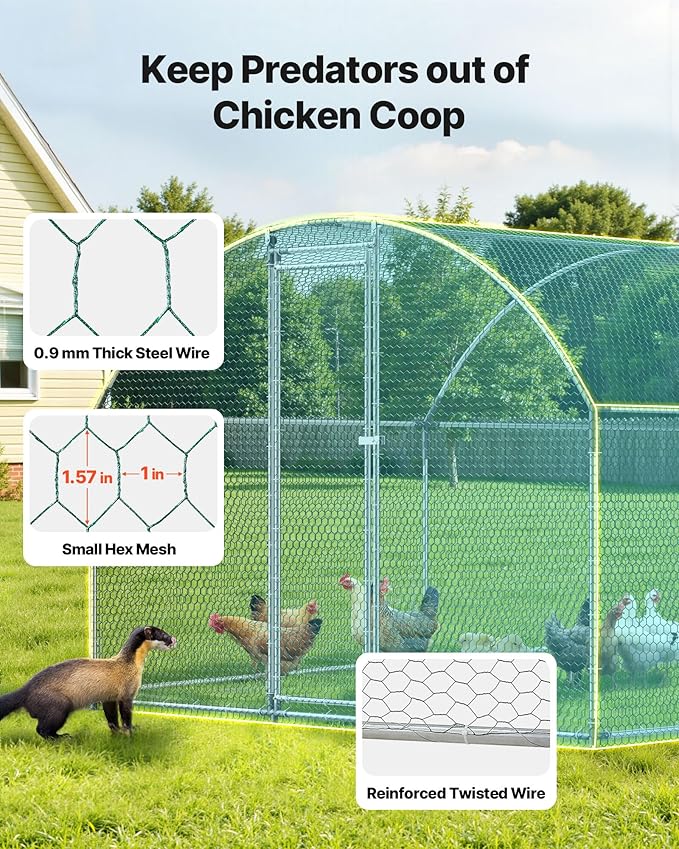 VEVOR Large Metal Chicken Coop - Image 4