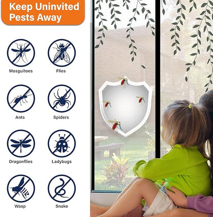 Magnetic Screen Door，Screen Door Mesh，Keep Bugs Out, Heavy-Duty Mesh Curtain - Image 5