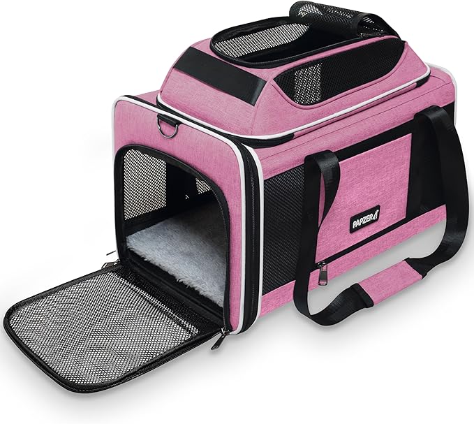 Top-Expandable Cat Carrier 18x11x11, United Delta American Airline Approved Dog by Comfortforyourpets