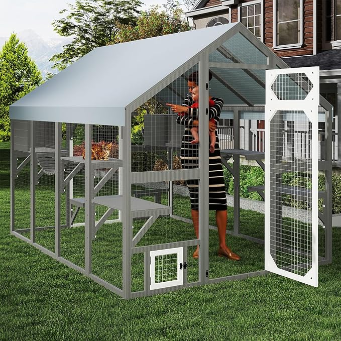 Ketive Extra Large Catio Outdoor Cat Enclosure - Image 7