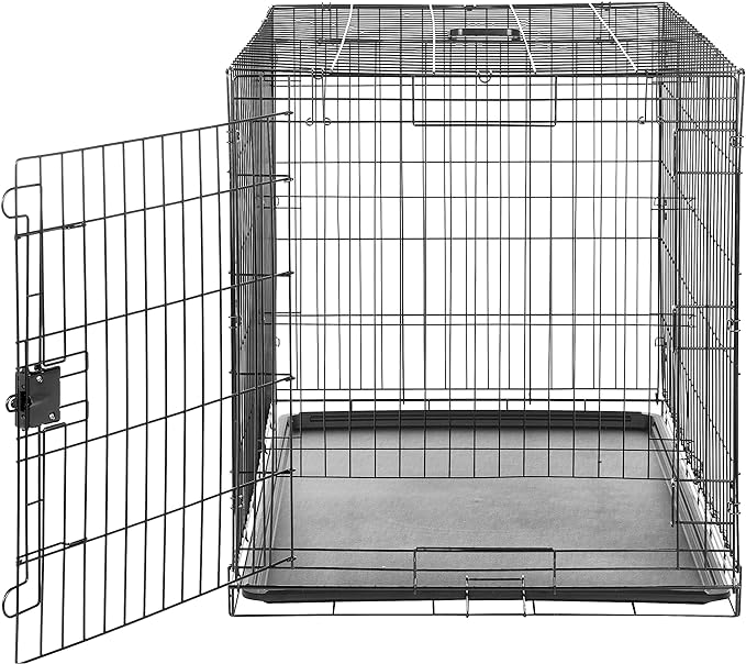 Amazon Basics Durable, Foldable Metal Wire Dog Crate - Image 3