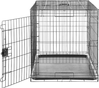 Amazon Basics Durable, Foldable Metal Wire Dog Crate - Image 3