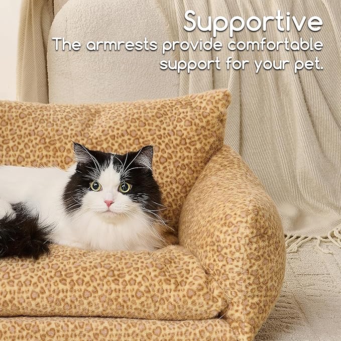 Hollypet Cat Bed Fluffy Plush Multifunctional Double-Layer Machine Washable - Image 4