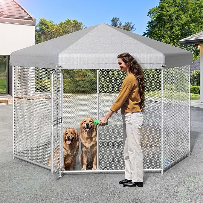 YITAHOME Large Outdoor Dog Kennel - Image 9