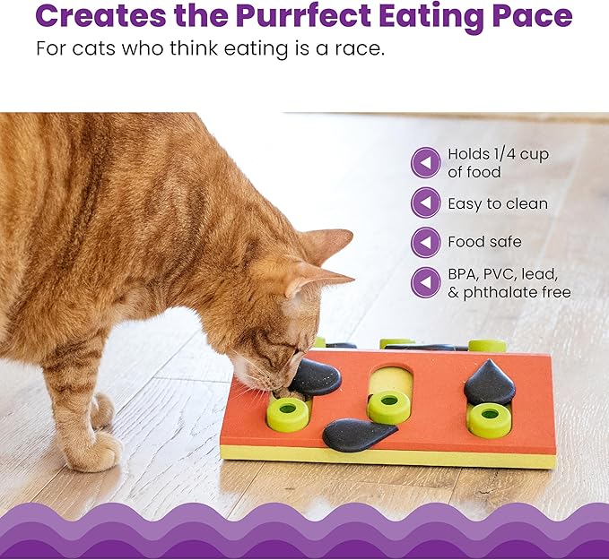 Catstages Nina Ottosson Melon Madness Puzzle & Play Cat Puzzle Feeder – - Image 4