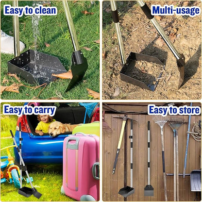 Dog Pooper Scooper, Tray and Spade Set Poop Scooper - Image 7