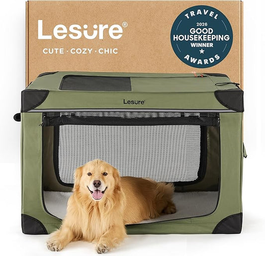 Lesure Shown on TODAY Show Soft Collapsible Dog Crate by Lesure