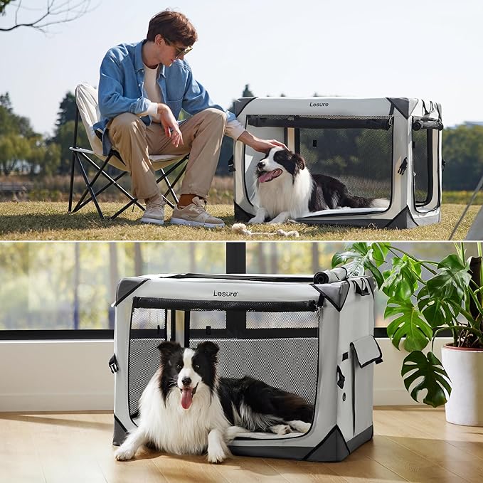 Lesure Collapsible Dog Crate - Image 5