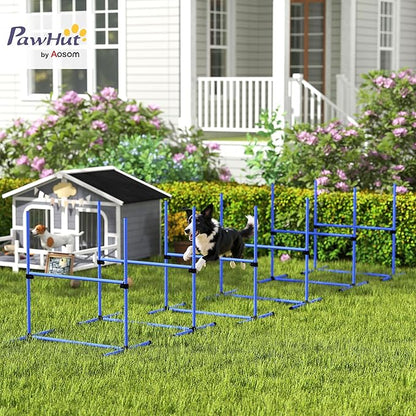 Pawhut Large Size Dog Agility Training Equipment 6KG Gross Wight, Obstacle - Image 2