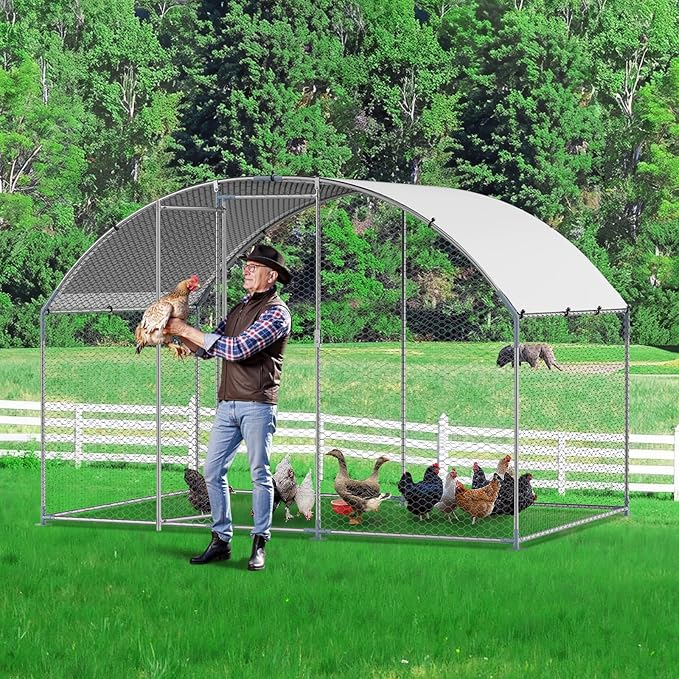 VEVOR Large Metal Chicken Coop - Image 8