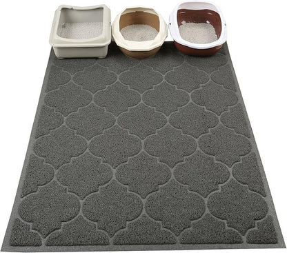 LittleTiger Cat Litter Mat, XL Super Size, Phthalate Free, 46x35 Inches - Image 2