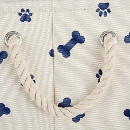 Bone Dry 5511 Pet Storage Collection Paw and Bone Print, Medium Round, Nautical - Image 4