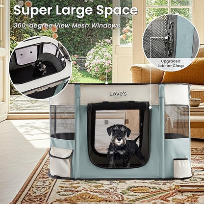 Love's cabin Pet Puppy Dog Playpen, Small Dog Tent Crates Cage Indoor/Outdoor - Image 7