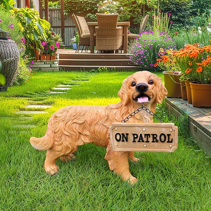 Golden Retriever Dog Garden Statue - Image 7