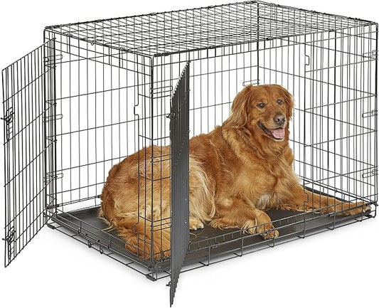 Midwest Homes for Pets 42-Inch New World Crate for Large Breeds, 71-90 lbs by NewWorldPetProducts
