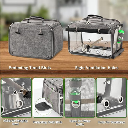 Bird Carrier Airline Approved, Bird Travel Cage - Image 4