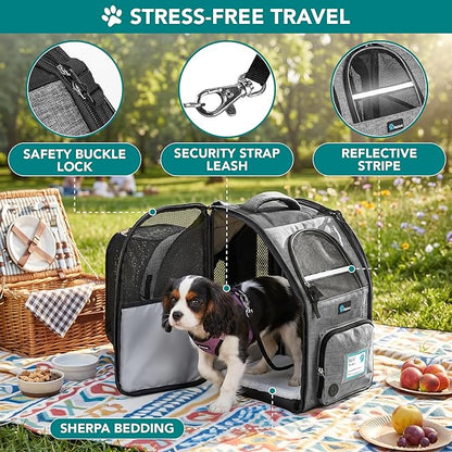 PetAmi Expandable Dog Backpack Carrier - Image 4