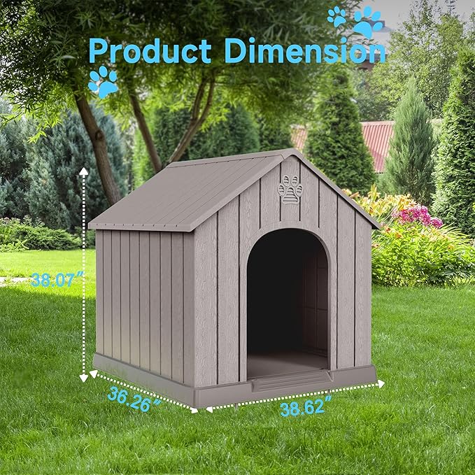 DRATO Large Dog House Indoor Outdoor Waterproof, Puppy Shelter - Image 5