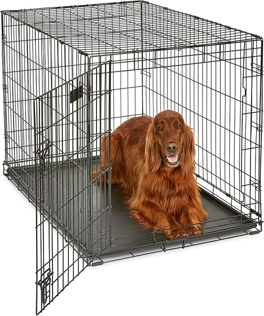 MidWest Homes for Pets 42-Inch iCrate for Large Breeds, 71-90 lbs, Single Door by MidWestHomesForPets