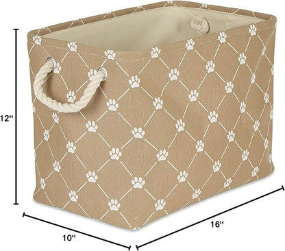 Bone Dry Pet Storage Paw and Bone, Trellis Collection, Medium Rectangle - Image 9