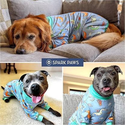 Spark Paws Dog Pajama, Dog Recovery Suit Male, Ultra-Soft and 4-Way Stretch - Image 7