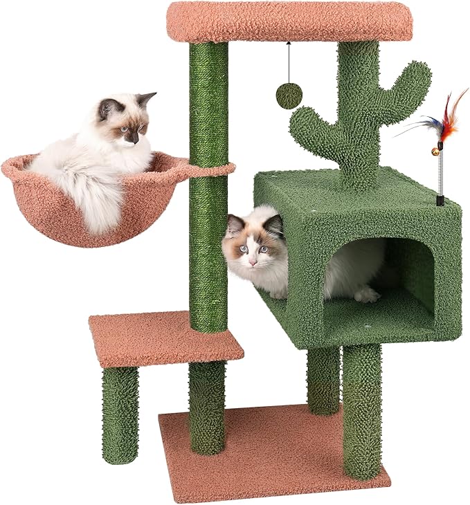 AIWIKIDE Cat Tree Has Scratching Toy by AIWIKIDE