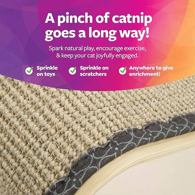 SmartyKat Sisal Angle Ramp Cat Scratcher, Natural Woven Sisal Surface & Stable - Image 4