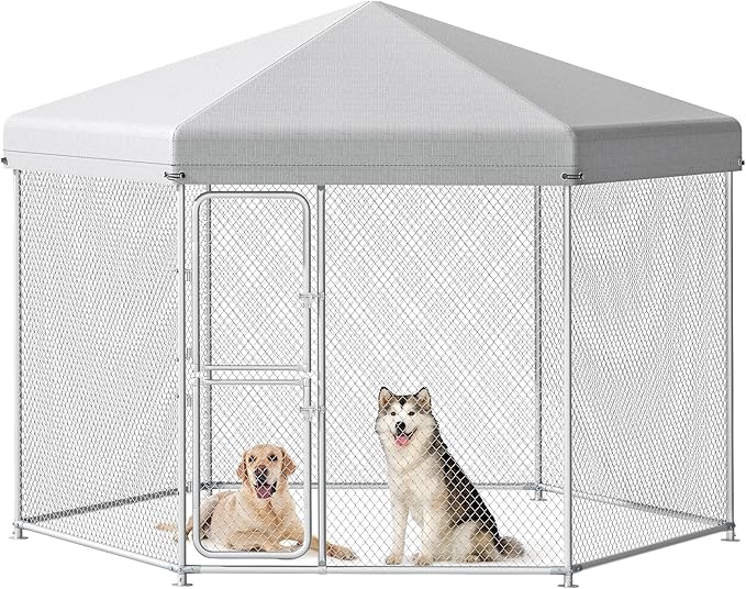 YITAHOME Large Outdoor Dog Kennel by YITAHOME