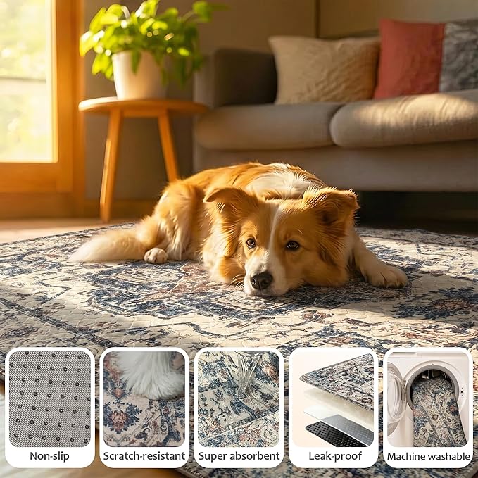 Washable Pee Pads for Dogs, Reusable Puppy Potty Training Pads, Ultra-Absorbent - Image 6
