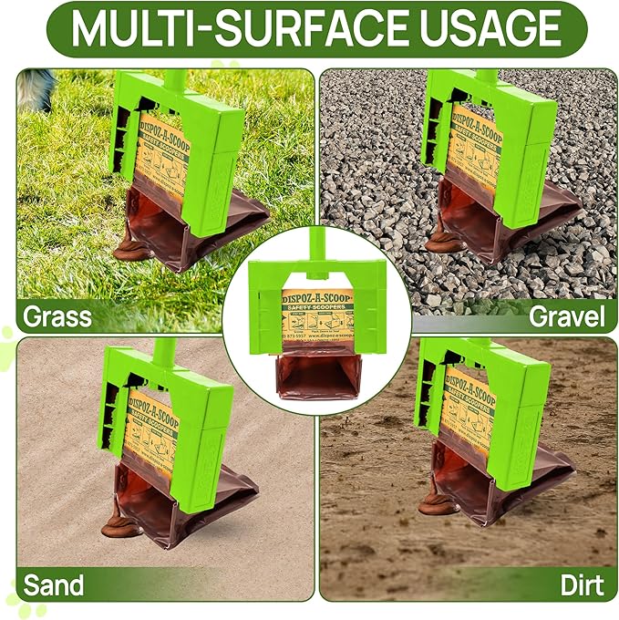 Dispoz-A-Scoop® Revolutionary 4-in-1 Dog Poop Scooper, Clean - Image 6