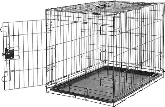 Amazon Basics Portable Metal Wire Dog Crate by AmazonBasics
